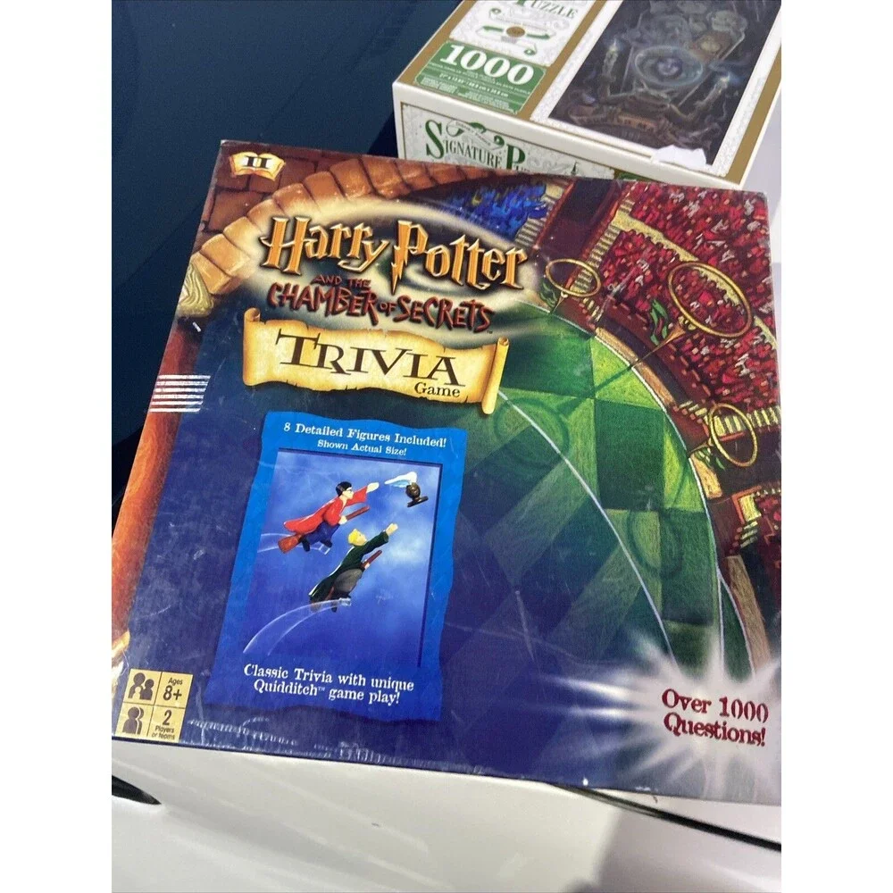 2002 mattel Harry Potter and the Chamber of Secrets Trivia Game complete